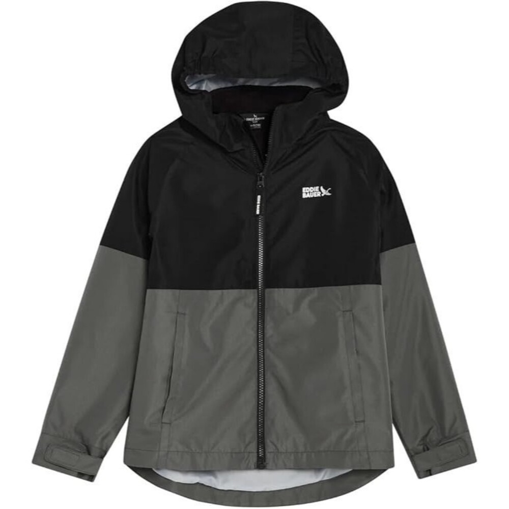 NWT Eddie Bauer Coat Boys Sz 7/8 Small Black Gray 3-in-1 Jacket Winter Kids Warm